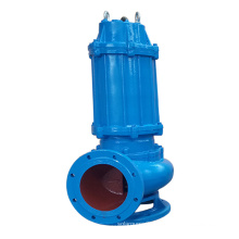 Submersible sewage pump for discharging solid particles and various fibers